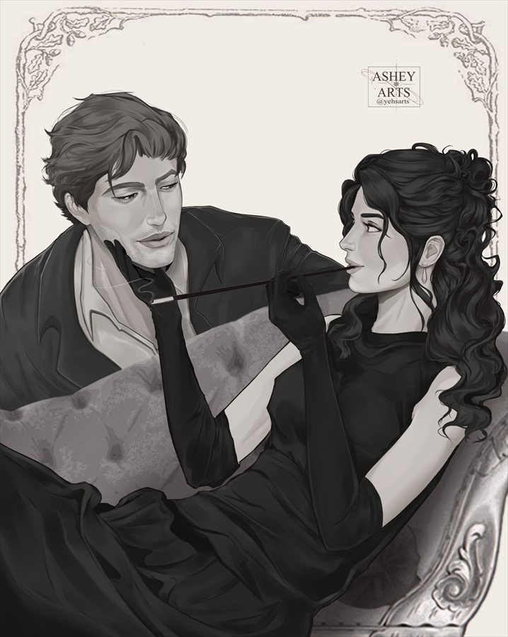 Couple illustration by Ashey Arts