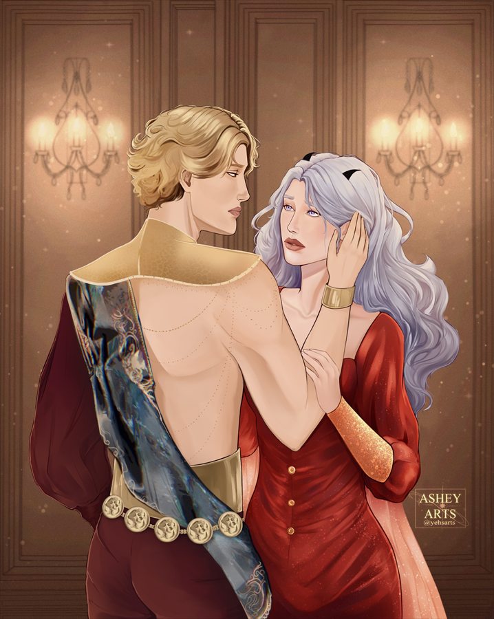 Couple illustration by Ashey Arts